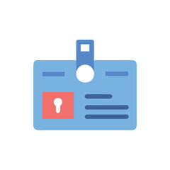  Stylish Business Keycard Icon Illustration Design