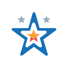  Stylish Business Star Symbol Icon Illustration Design