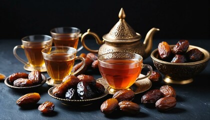 Fototapeta premium mulled wine and spices