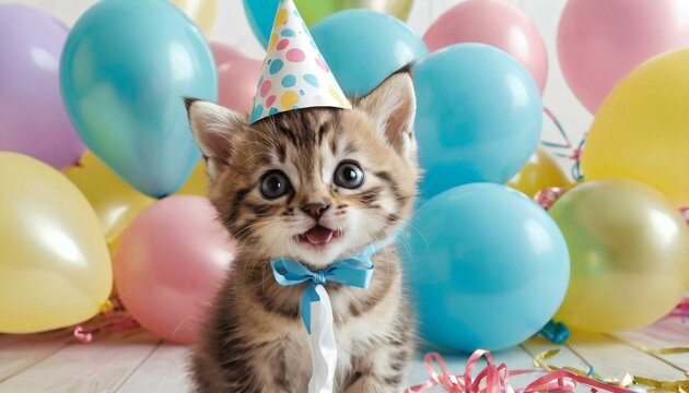 birthday party balloons