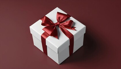 Obraz premium red gift box