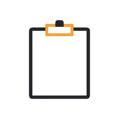  Minimal Blank Clipboard Icon Illustration Design