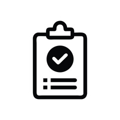  Creative Clipboard Checkmark Icon Illustration Design