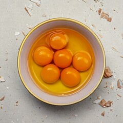 Egg Yolks in a Bowl