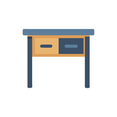  Stylish Desk Drawer Icon Illustration Design