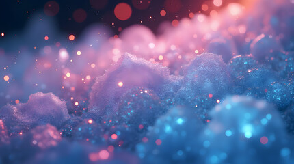 Bright and colorful crowd dancing at a festive concert under glowing lights