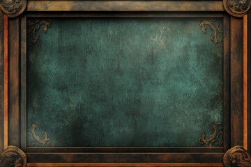Dark background, dark gray and black textures, a grunge effect, an old photo look with worn edges, a dark gray gradient at the top of the frame, slightly blurred edges near the bottom corners, and a d