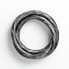 close up of a twisted string