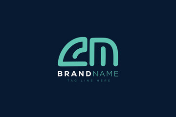 C and M logo design.  CM abstract Letters Logo Monogram. This logo design is the process of creating a visual symbol that represents a brand, company, or individual.