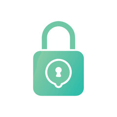  Creative Lock Badge Icon Illustration Design