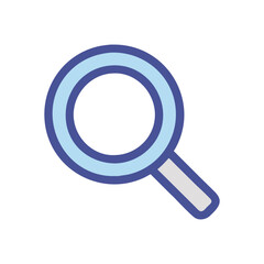  Minimal Magnifier Icon Illustration Design
