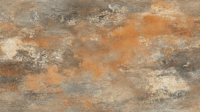 Matte terracotta surface with a grunge texture and warm tones for inviting and vintage visuals.