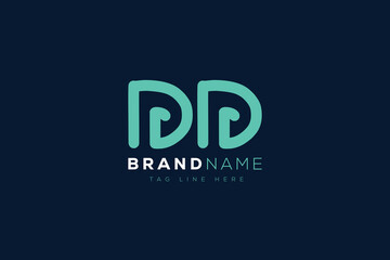 D and D logo design.  DD abstract Letters Logo Monogram. This logo design is the process of creating a visual symbol that represents a brand, company, or individual.