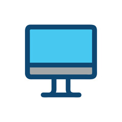  Dynamic Monitor Icon Illustration Design