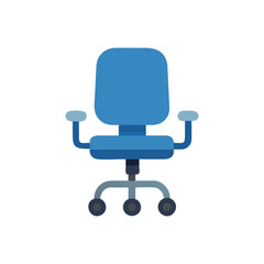  Minimal Office Swivel Chair Icon Illustration Design