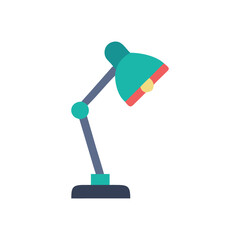  Dynamic Office Lamp Stand Icon Illustration Design