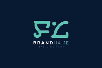 F and L logo design.  FL abstract Letters Logo Monogram. This logo design is the process of creating a visual symbol that represents a brand, company, or individual.