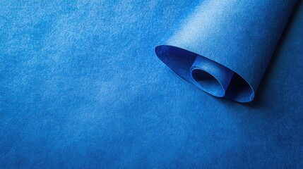 Royal blue tracing paper featuring a matte finish and delicate tonal variations for premium designs