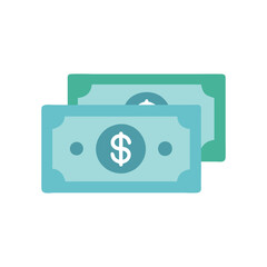  Creative Paper Currency Icon Illustration Design
