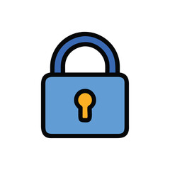  Secure Lock Icon Illustration