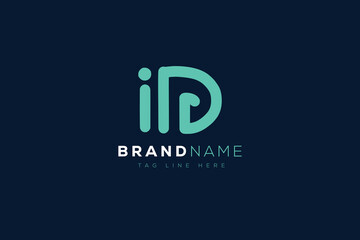 I and D logo design.  ID abstract Letters Logo Monogram. This logo design is the process of creating a visual symbol that represents a brand, company, or individual.