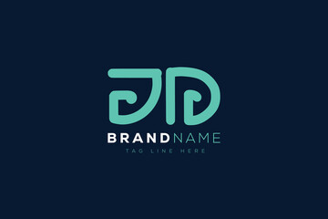 J and D logo design.  JD abstract Letters Logo Monogram. This logo design is the process of creating a visual symbol that represents a brand, company, or individual.