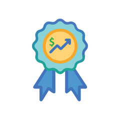  Stock Badge Icon for Financial Markets