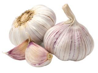 Obraz premium Garlic isolated on white