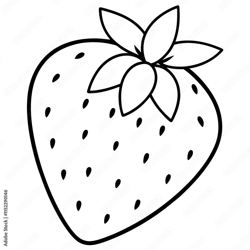 Wall mural Strawberry art vector