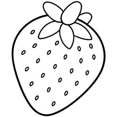 Strawberry art vector