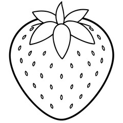 Strawberry art vector