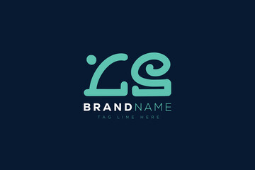 Obraz premium L and S logo design. LS abstract Letters Logo Monogram. This logo design is the process of creating a visual symbol that represents a brand, company, or individual.