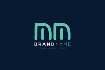M and M logo design.  MM abstract Letters Logo Monogram. This logo design is the process of creating a visual symbol that represents a brand, company, or individual.