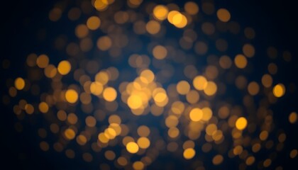 Enchanting Holiday Christmas Garland Bokeh Lights and Festive New Year Background Ideas, New Year bokeh lights over dark blue background, Celebration concept