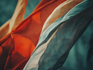 Artful Abstraction: Fluttering Fabric Folds