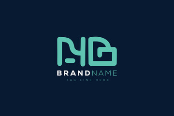 N and B logo design.  NB abstract Letters Logo Monogram. This logo design is the process of creating a visual symbol that represents a brand, company, or individual.