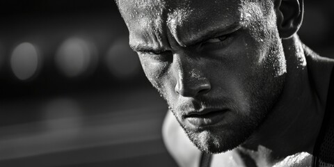 Intense Athletic Focus