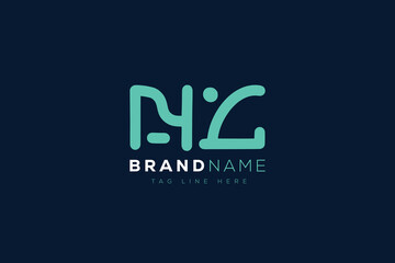 N and L logo design.  NL abstract Letters Logo Monogram. This logo design is the process of creating a visual symbol that represents a brand, company, or individual.