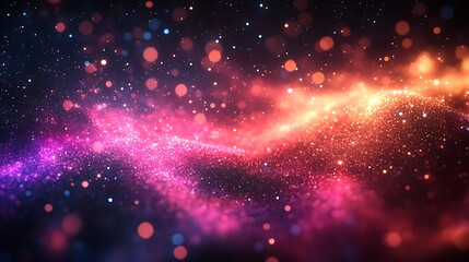 Radiant energy illuminates vibrant interstellar clouds in the cosmic void image