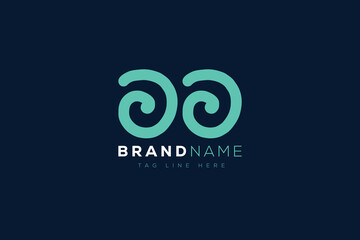 O and O logo design.  OO abstract Letters Logo Monogram. This logo design is the process of creating a visual symbol that represents a brand, company, or individual.