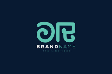 O and R logo design.  OR abstract Letters Logo Monogram. This logo design is the process of creating a visual symbol that represents a brand, company, or individual.