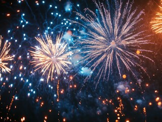Fototapeta premium Celebratory Fireworks Display