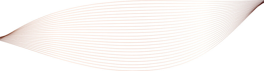 Abstract vector of creative glittering gold wave curvy line design elements with minimal texture reflecting on isolated on black background, Luxury golden thin lines of gradient waves.