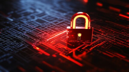 Vibrant Tech Concept with Clean Lines and Lighting