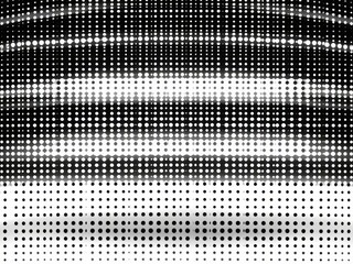 Abstract black and white halftone dot pattern background texture, monochrome,backdrop,minimal