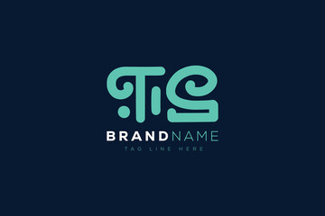 T and S logo design.  TS abstract Letters Logo Monogram. This logo design is the process of creating a visual symbol that represents a brand, company, or individual.