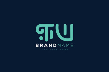 T and W logo design.  TW abstract Letters Logo Monogram. This logo design is the process of creating a visual symbol that represents a brand, company, or individual.