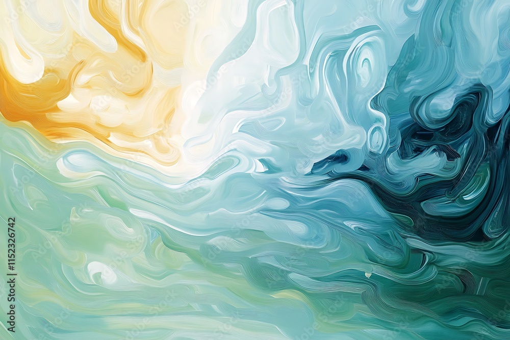 Wall mural abstract background with water