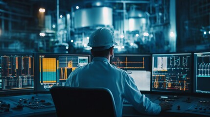 Industrial control room operations manufacturing facility technical analysis high-tech environment operator perspective automation insights