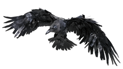 Black Wings Silhouette Illustration